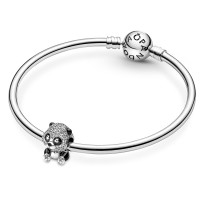 Funkelndes Süßes Panda PANDORA Charm 790771C01 Orotiamo Schmuck und