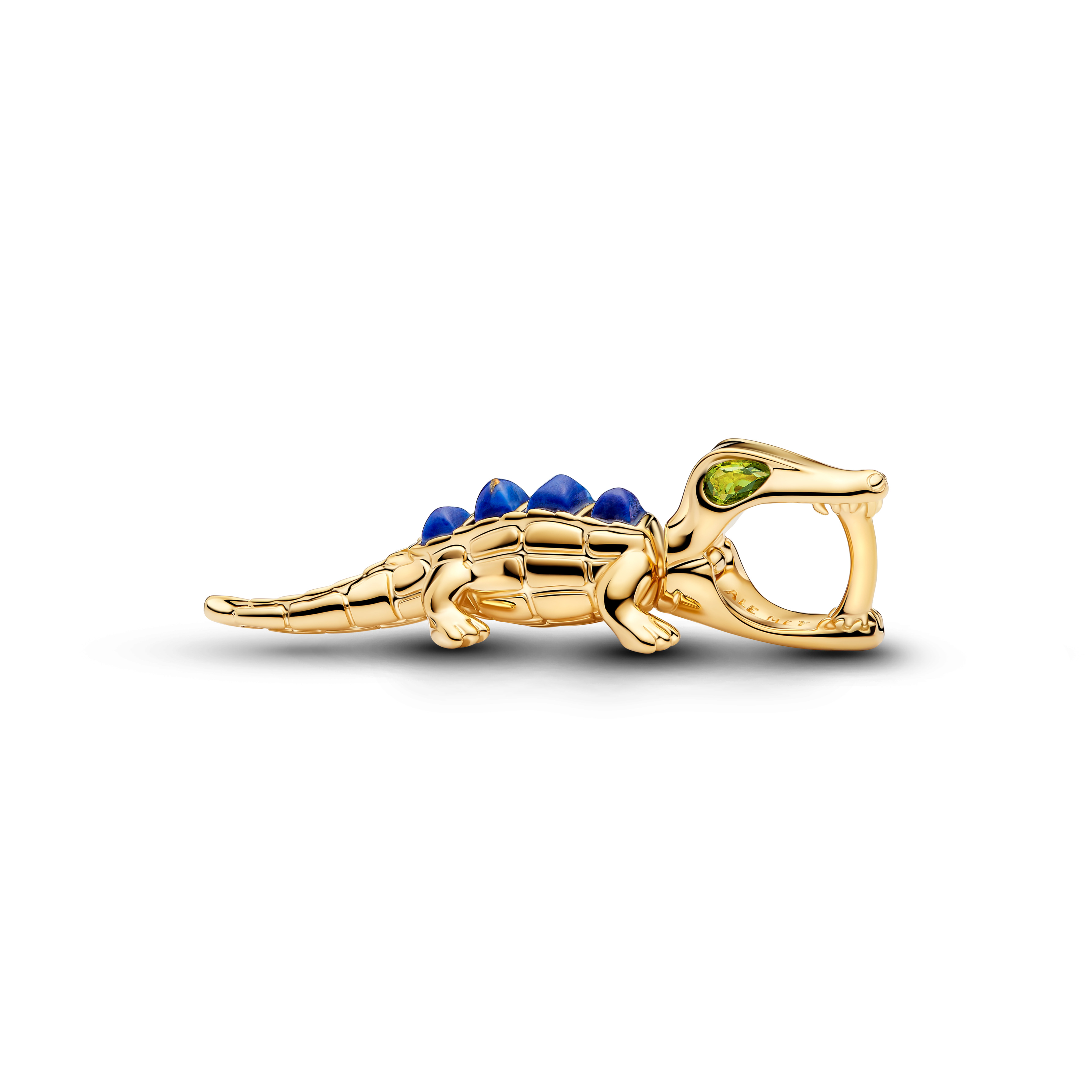 PANDORA Charm Alligator Goldfarben 764624C01