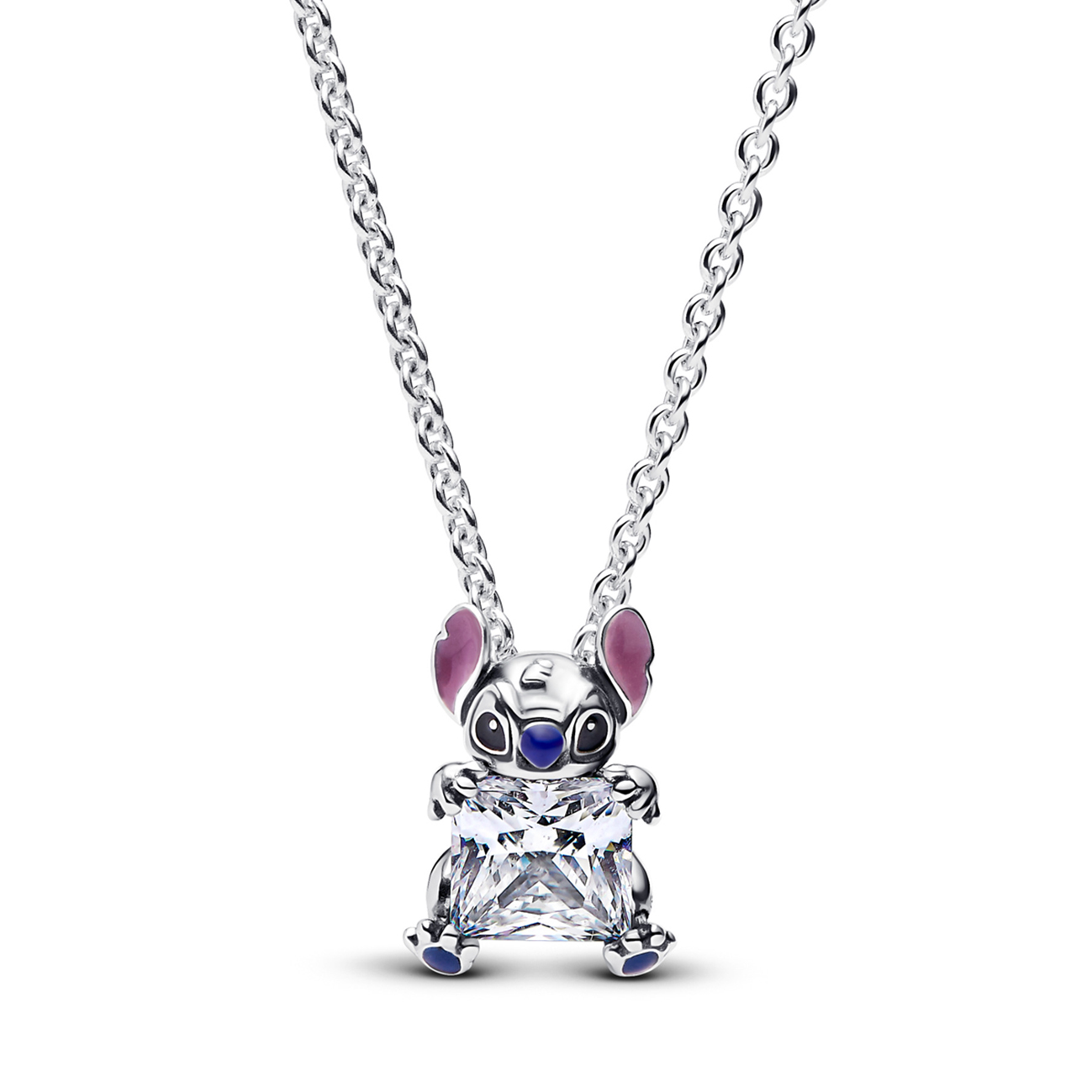 PANDORA Disney Stitch Collier-Halskette Sterling-Silber 393743C01-45