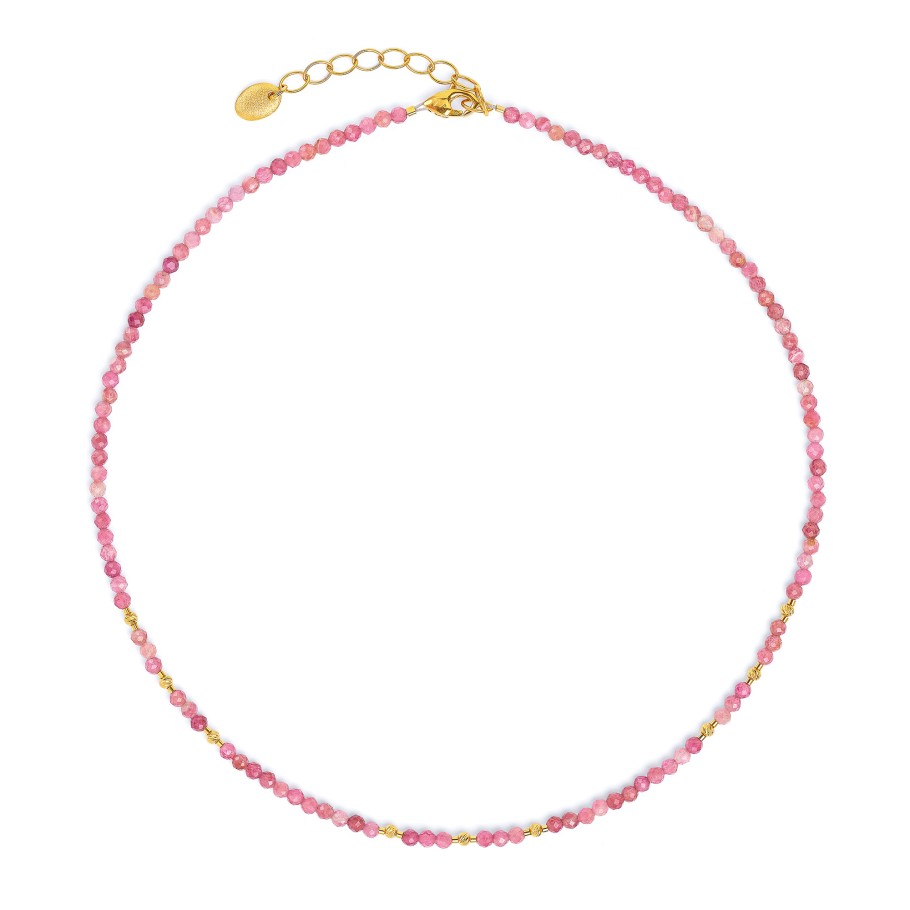 BERND WOLF Indina Halskette mit Pink Turmalin - 83936116-V46