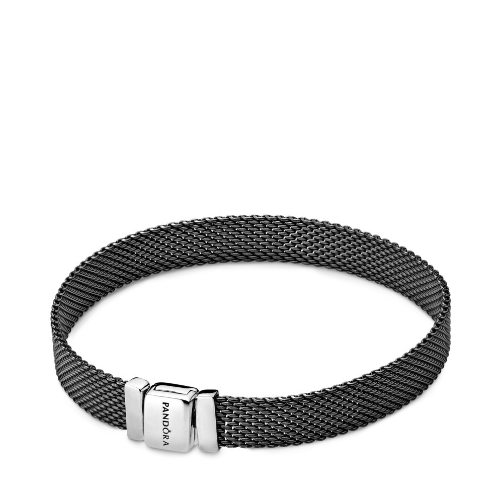 PANDORA Reflexions Mesh Armband OXIDIZED 597712-21