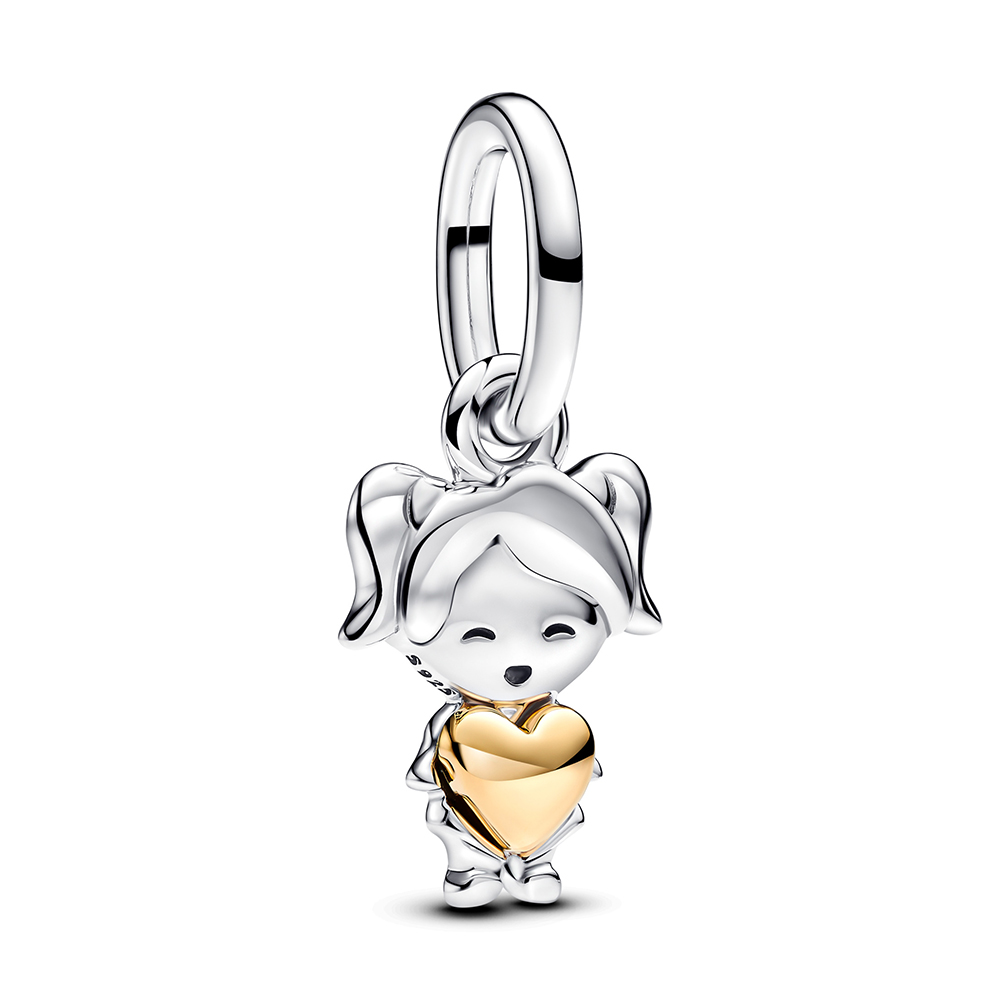 PANDORA Shine Happy Girl Charm-Anhänger 763601C00