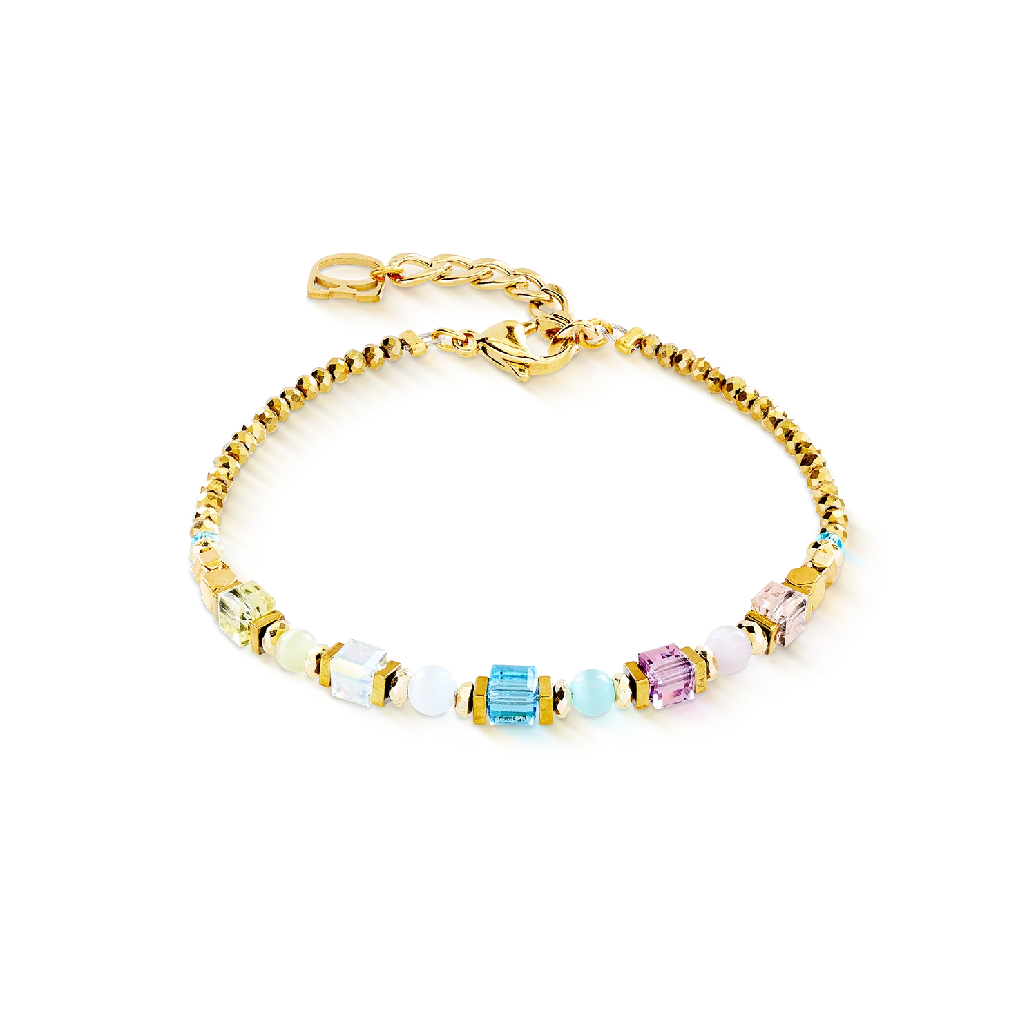 COEUR DE LION Armband Cube Aura pastell gold 210430.1576.0