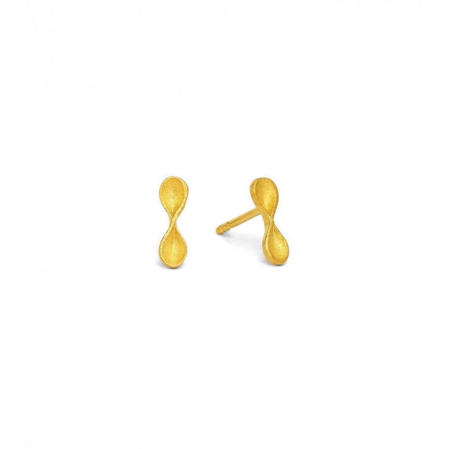 BERND WOLF Infini Ohrstecker 24-Karat-goldplattiert - 19132506