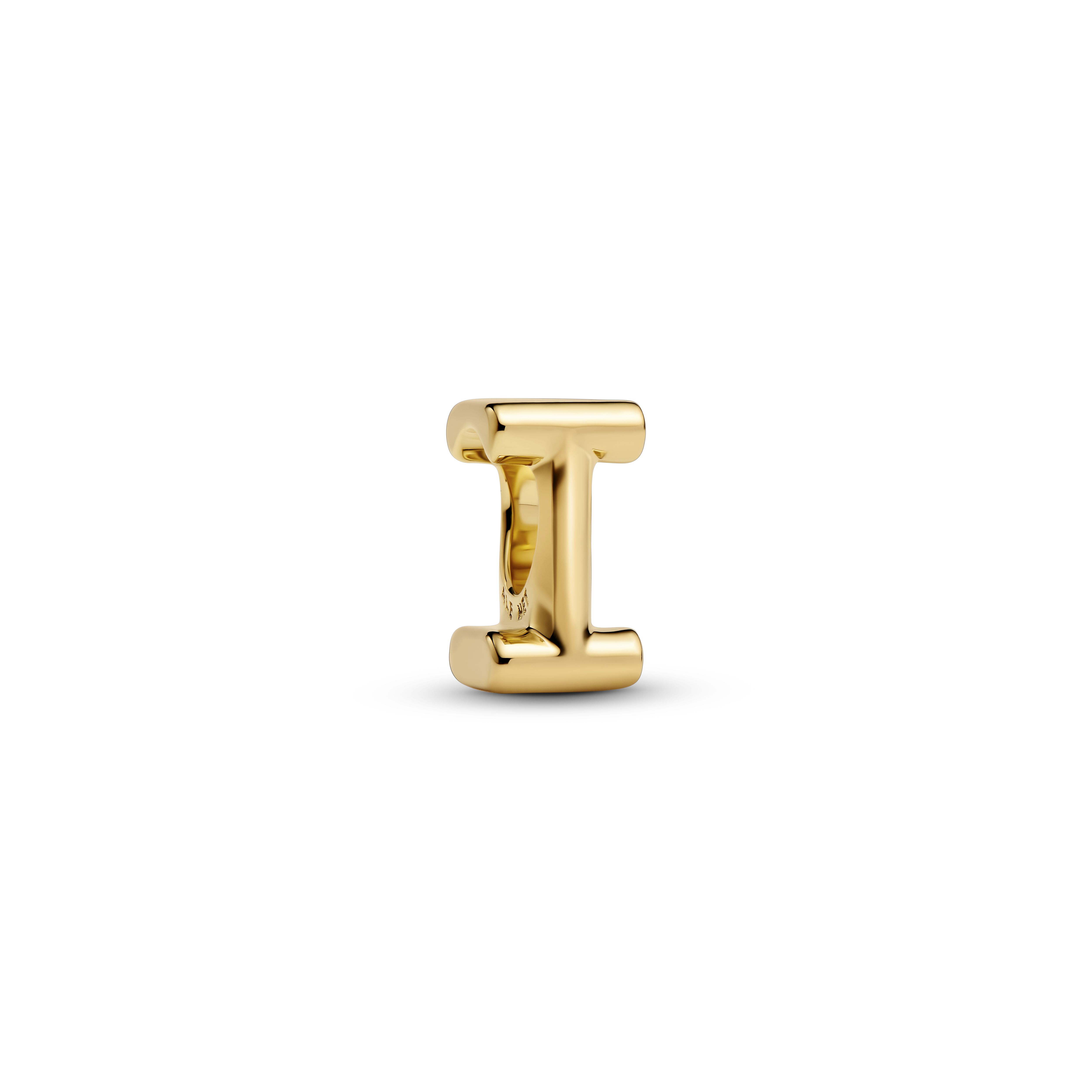 PANDORA Letter Buchstabe I Charm 14k vergoldet 763955C00
