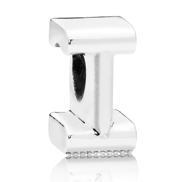 PANDORA Buchstabe Letter I silver charm 797463