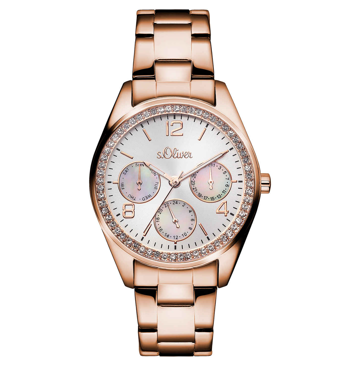 s.Oliver Damen-Armbanduhr SO-3064-MM