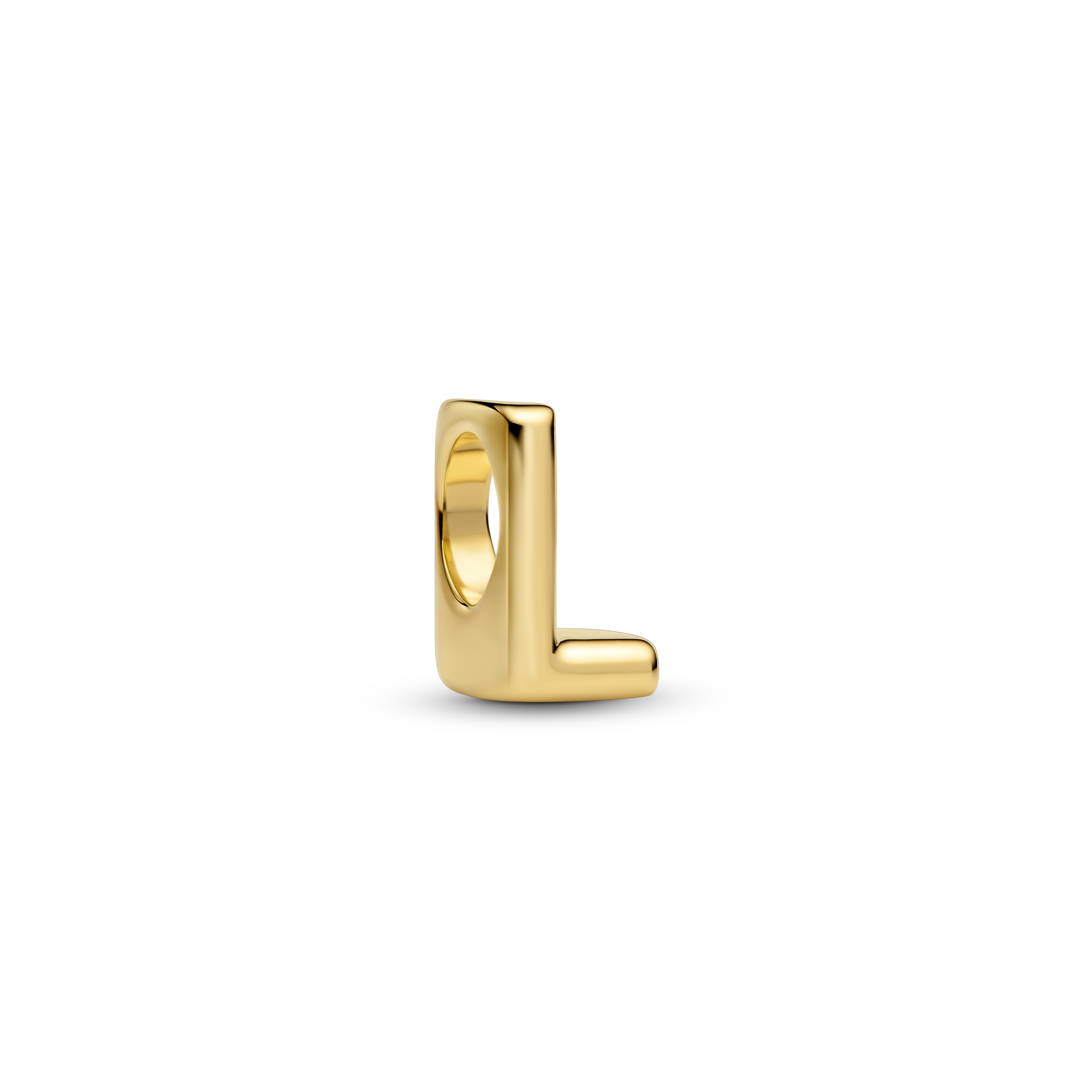 PANDORA Letter Buchstabe L Charm 14k vergoldet 763958C00