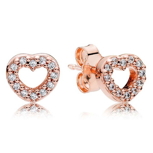 PANDORA ROSE Ohrstecker Erobertes Herz 280528CZ