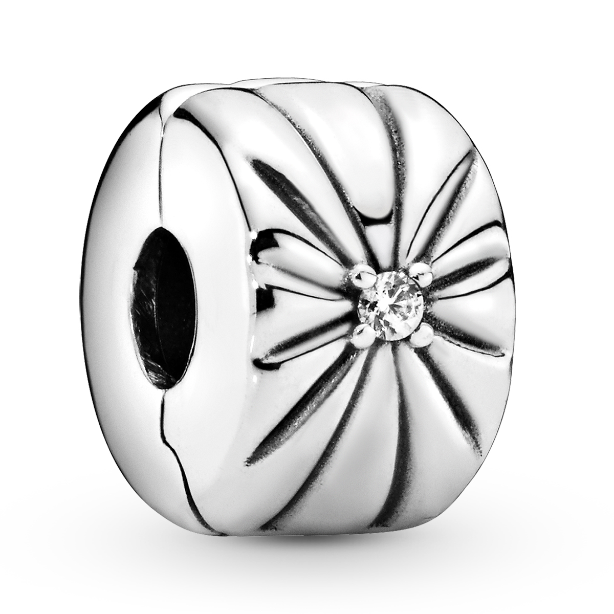 Sparkling Sunburst PANDORA Charm 925er Sterlingsilber 798614C01