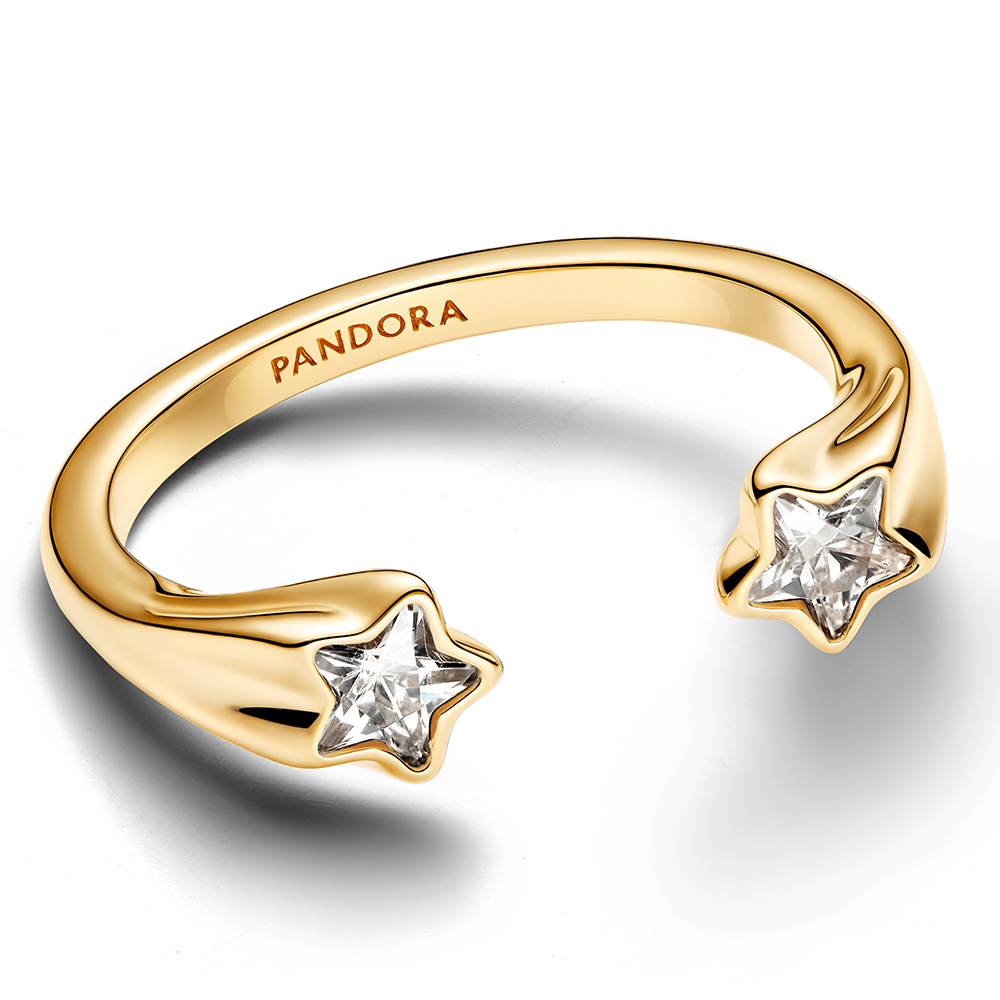 PANDORA Shine Sternschnuppen Offener Ring 163582C01-54
