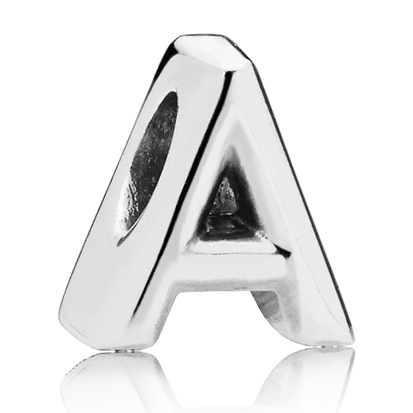 PANDORA Buchstabe Letter A silver charm 797455