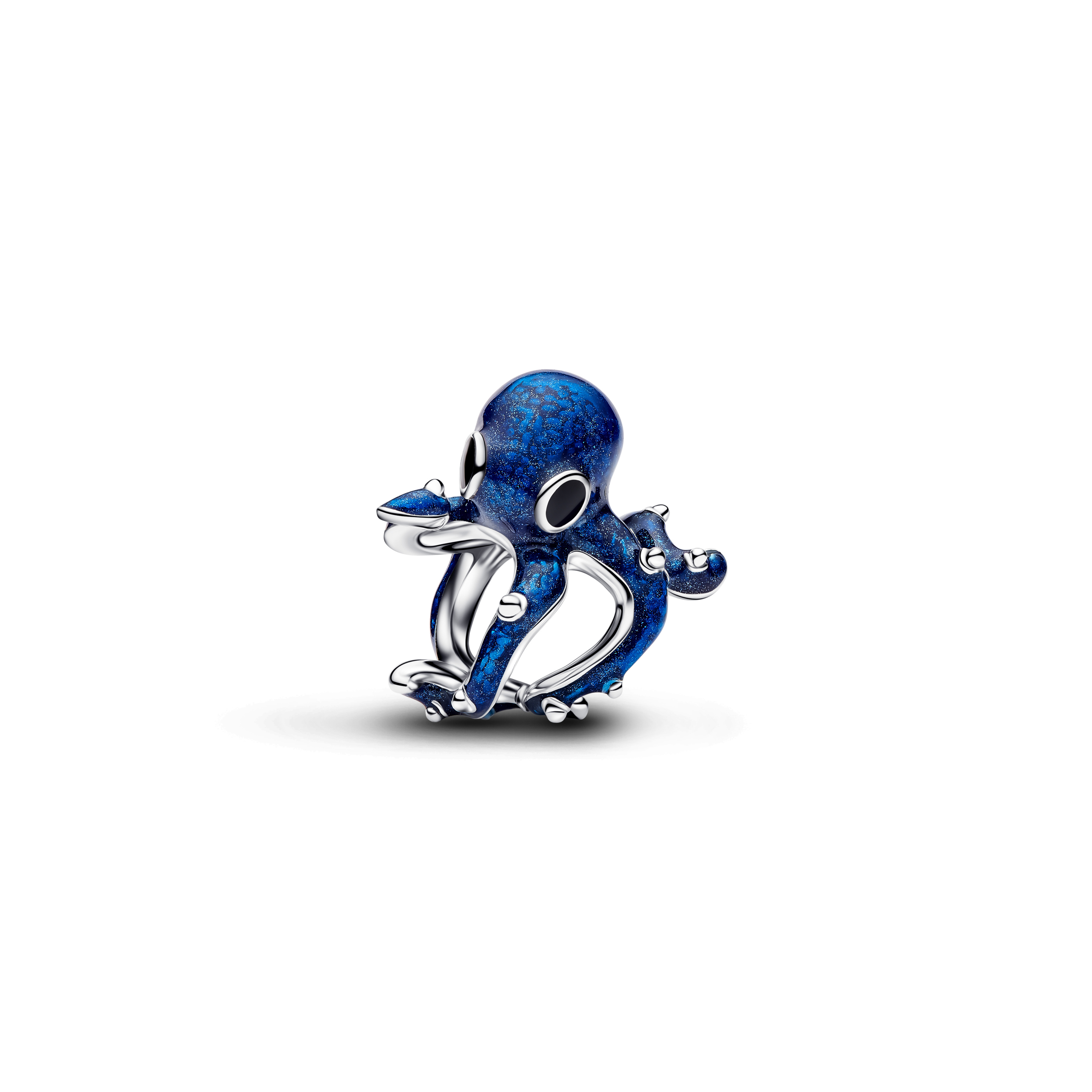 PANDORA Charm Silber Blauer Oktopus 794706C01
