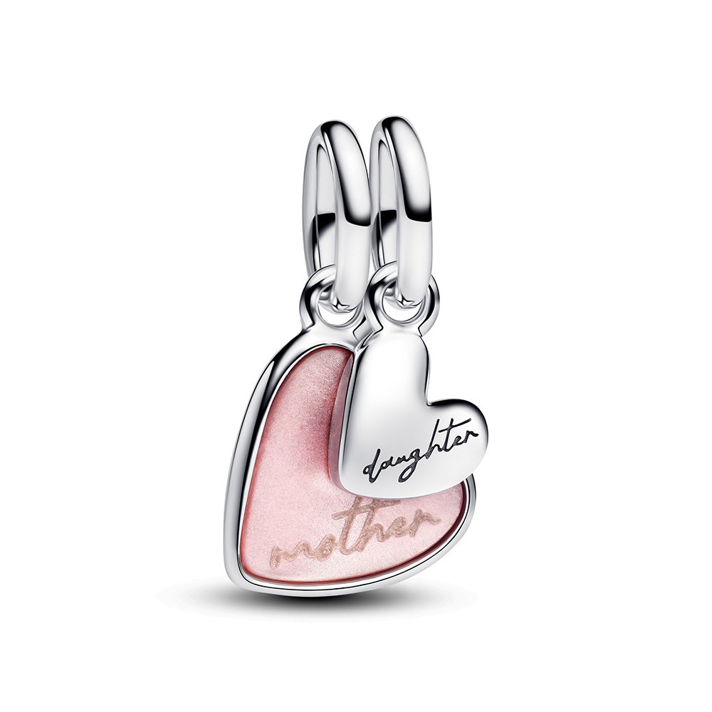 PANDORA Teilbarer Mutter und Tochter Charm-Anhänger 793766C01
