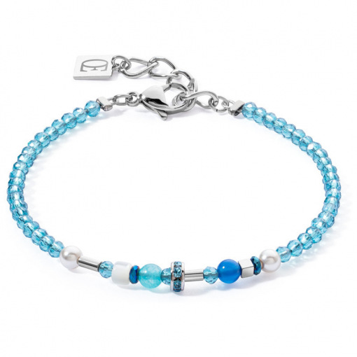 COEUR DE LION Bracelet Princess Spheres Mix Turquoise 435230.0600.0