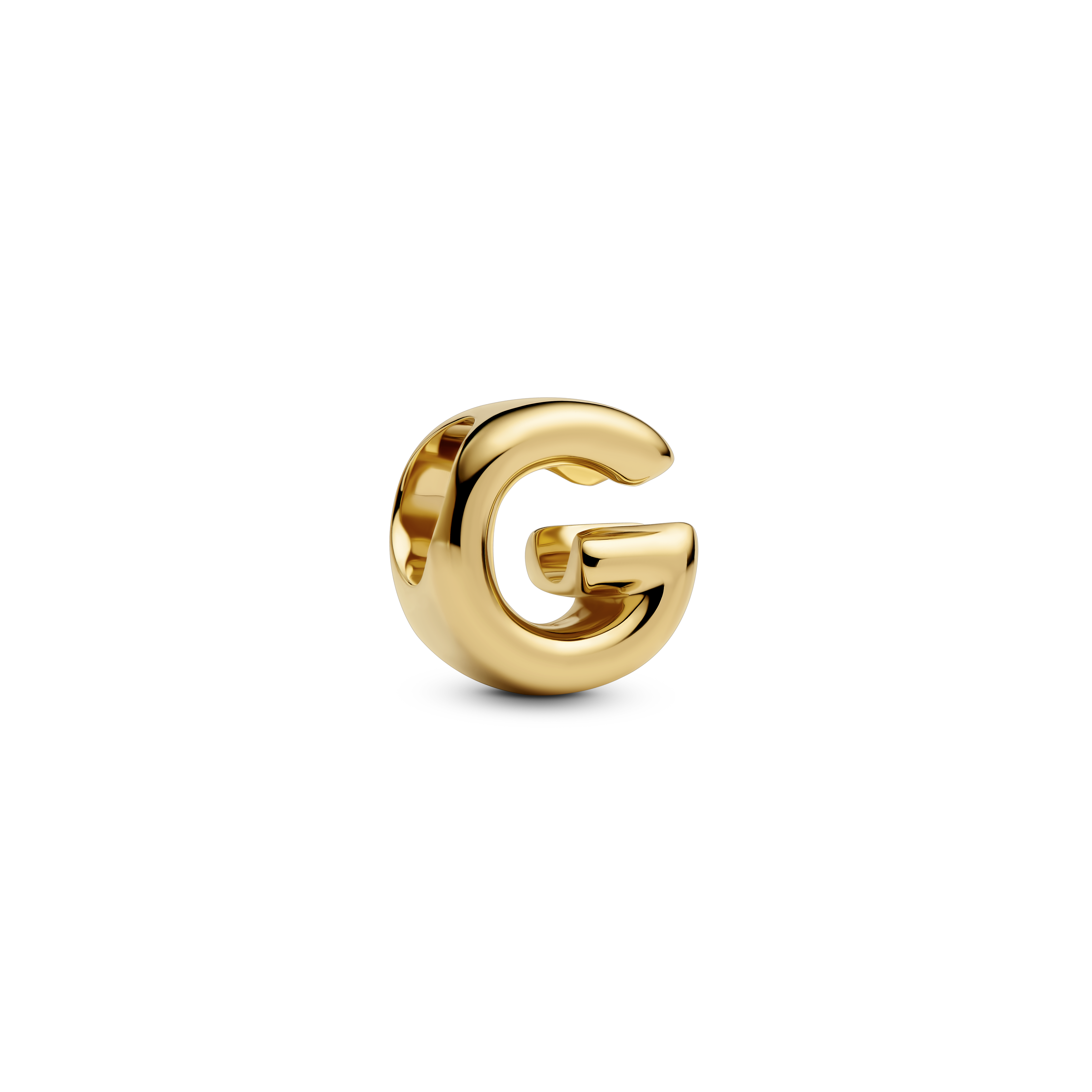 PANDORA Letter Buchstabe G Charm 14k vergoldet 763953C00