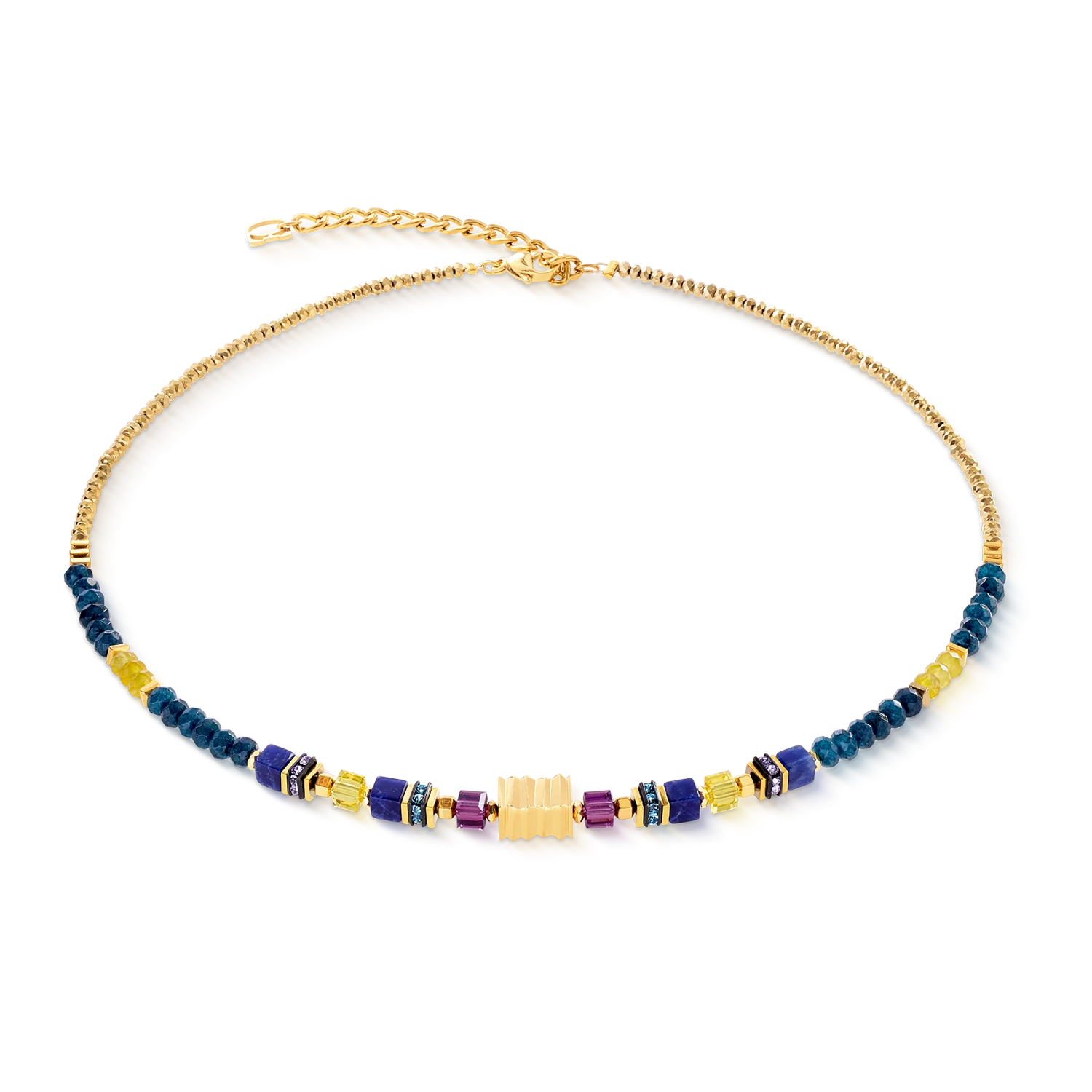 COEUR DE LION Halskette Wave Precious Flow gold-energy 304610.1592.0
