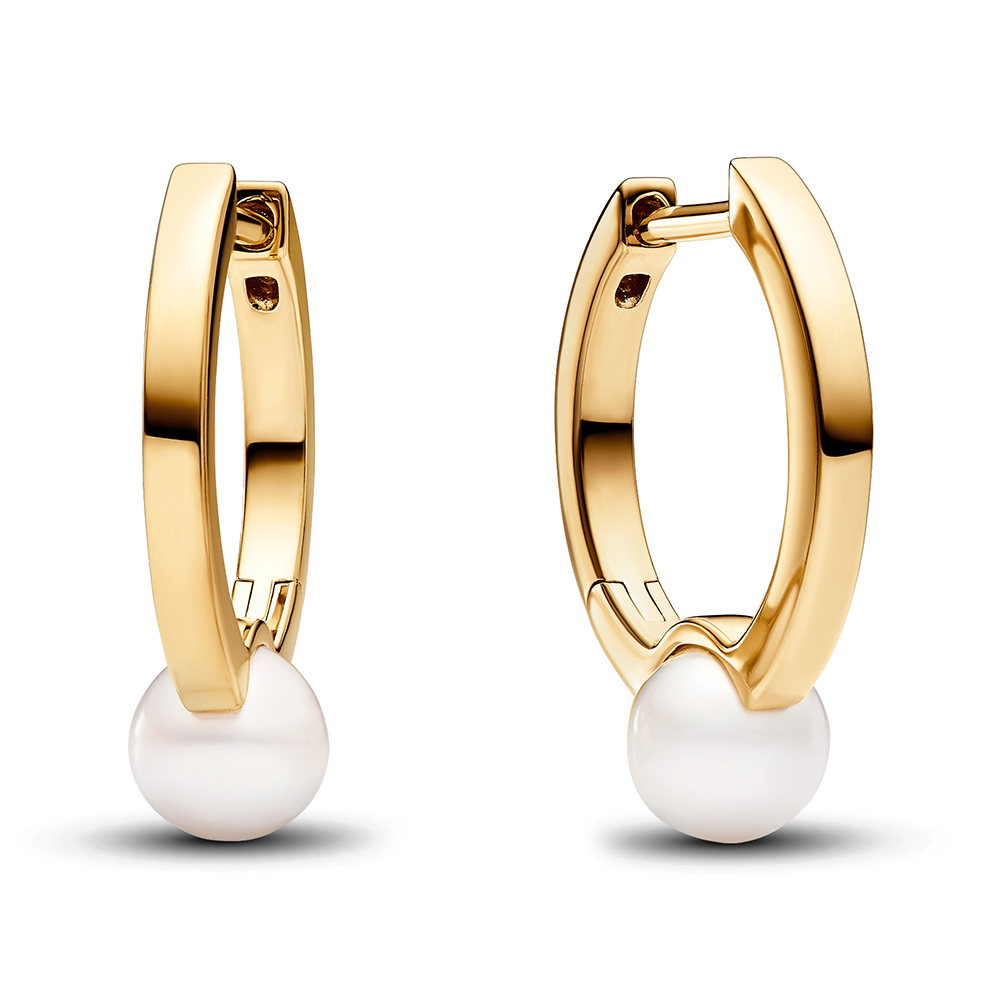 14k Gold-plated hoop earrings