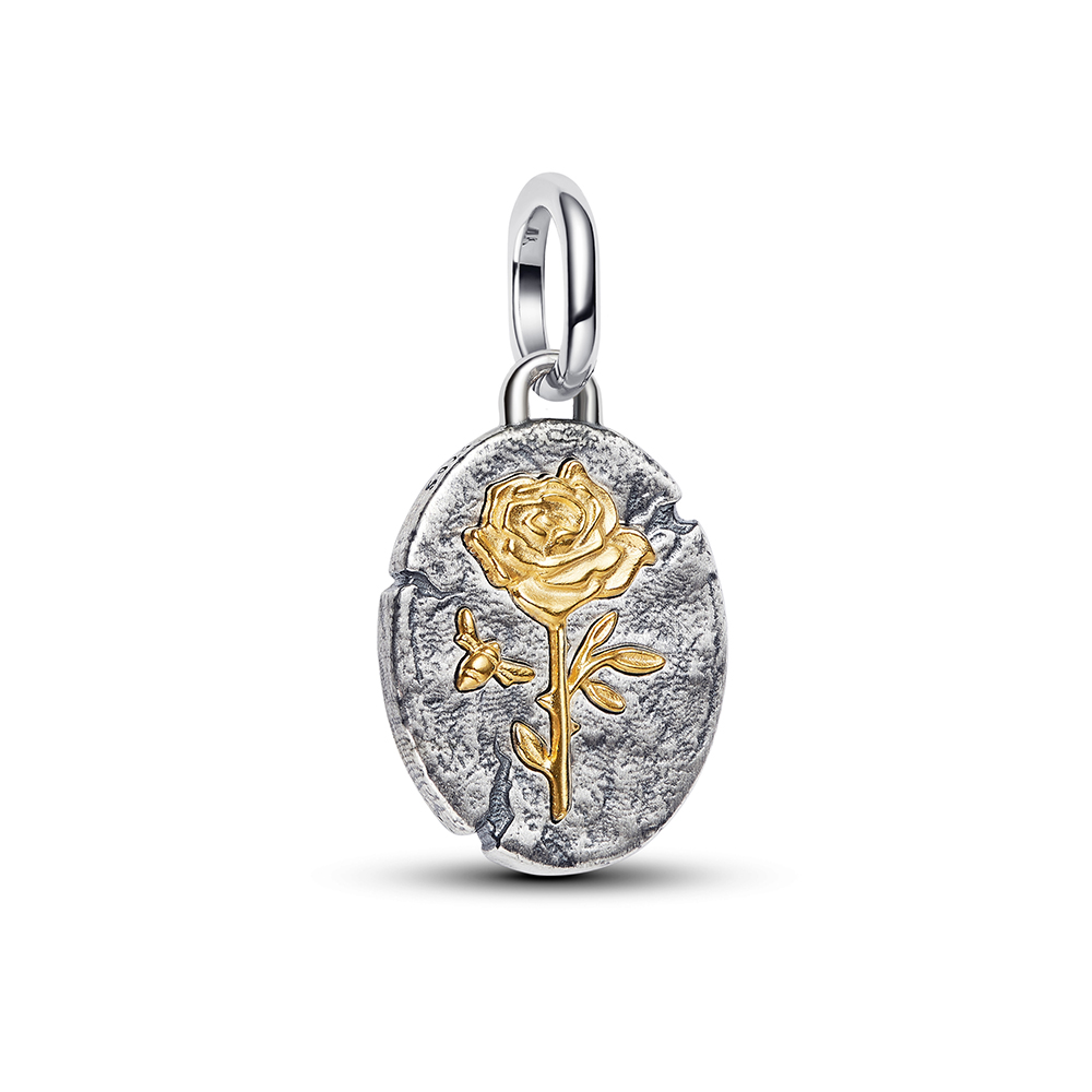 PANDORA SHINE Rose Medallion Charm 764087C00