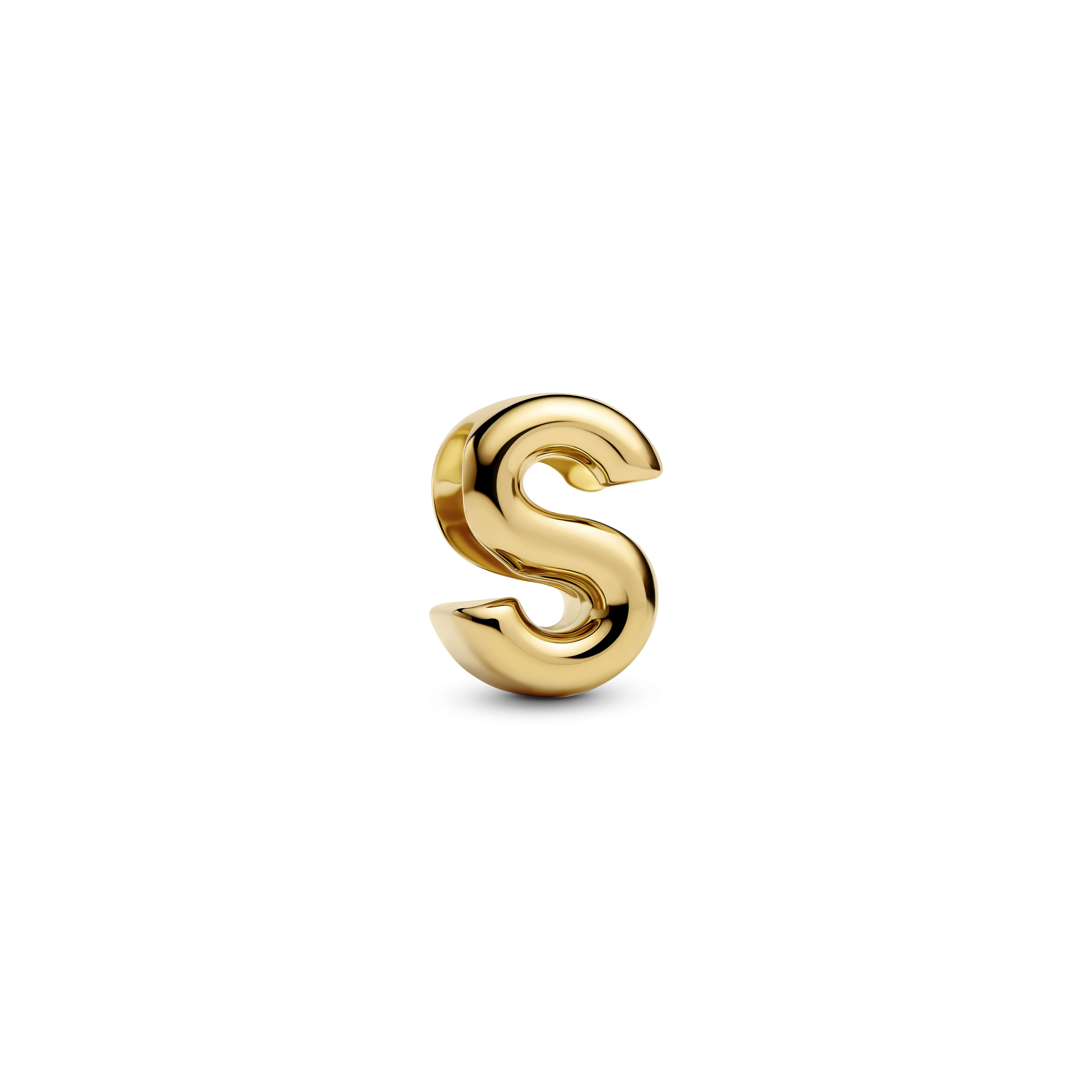 PANDORA Letter Buchstabe S Charm 14k vergoldet 763965C00