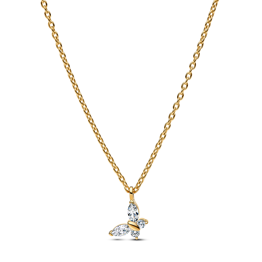 PANDORA SHINE Schmetterling Anhänger Halskette 364267C01-45