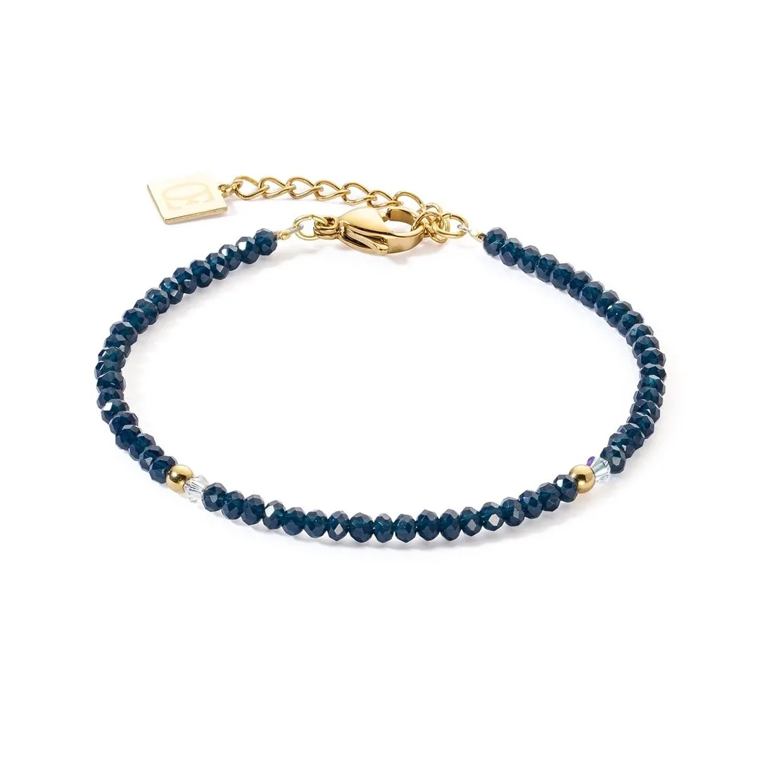 COEUR DE LION Armband Little Twinkle mit Swarovski Kristallen Schwarz Gold - 2033/30-1300