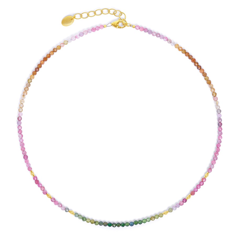 BERND WOLF Rainbow Halskette mit Turmalin - 8110006926-V46
