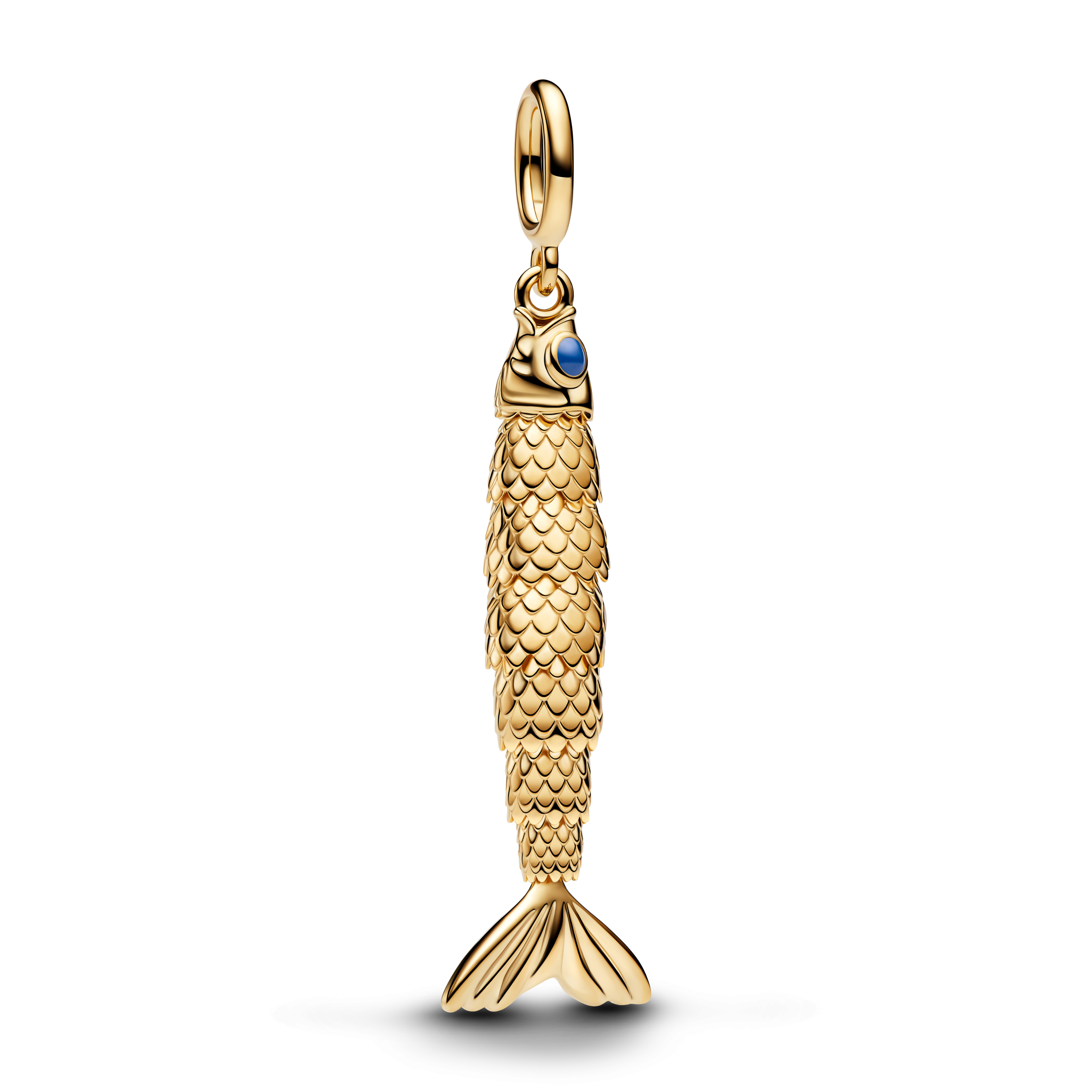 PANDORA Anhänger Gelenkiger Fisch Goldfarben 764686C01