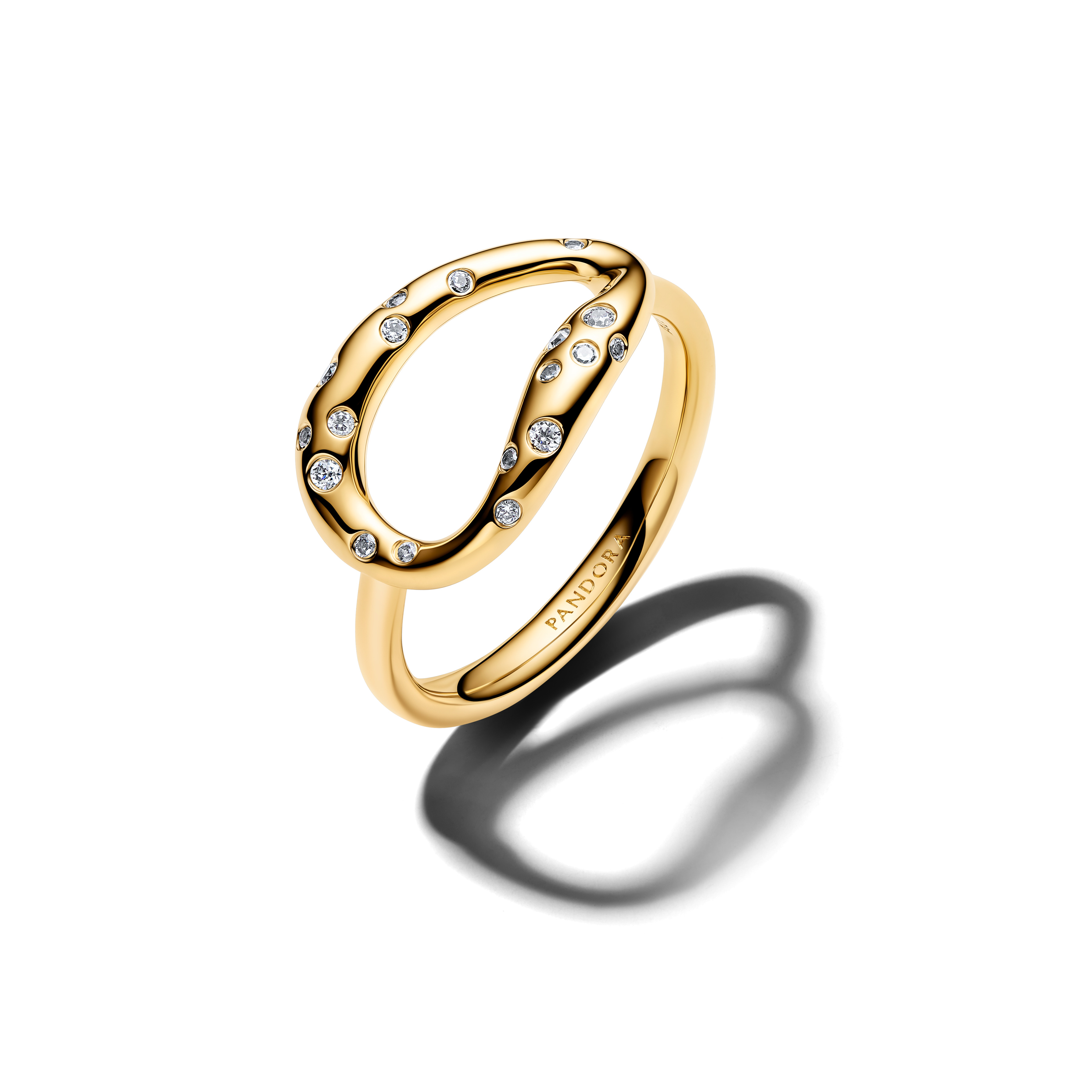 PANDORA Organisch Geformter Steinbesetzter Statement-Ring 164676C01