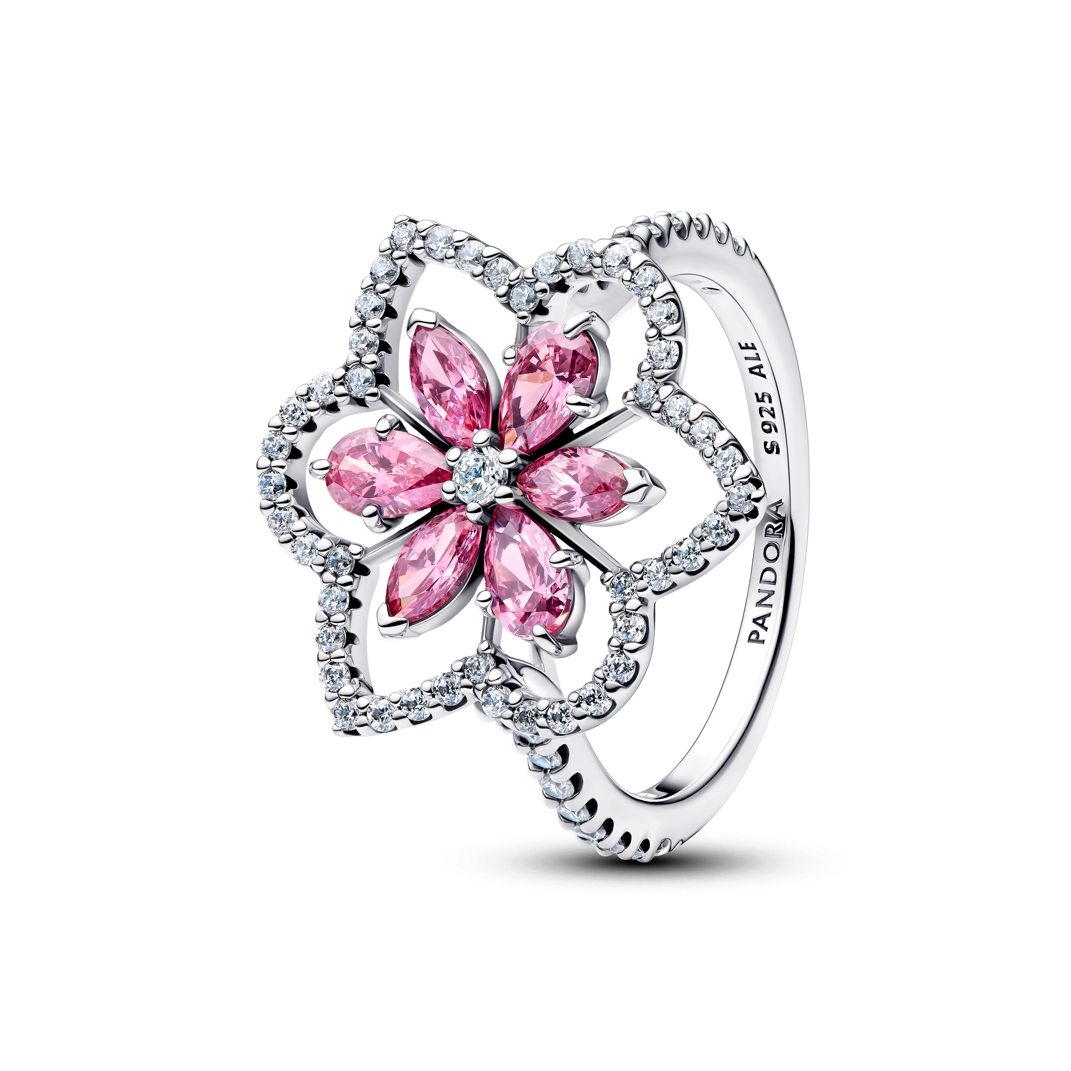 PANDORA Doppelblumen-Cocktailring 194577C01
