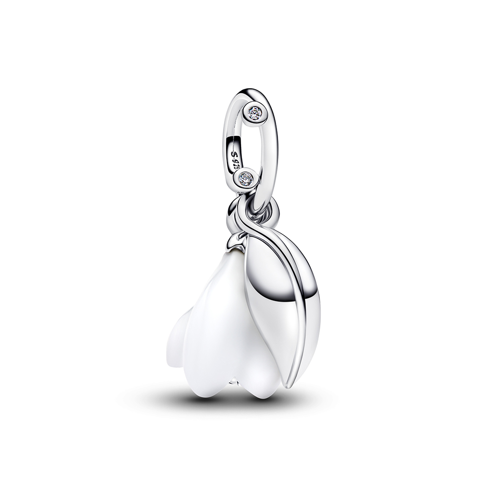 PANDORA Schneeglöckchen Charm-Anhänger 794239C01