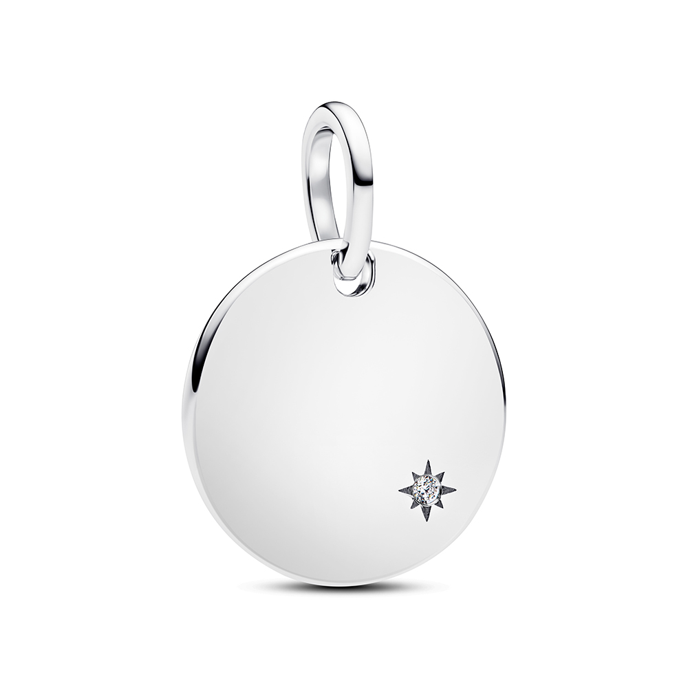 PANDORA Gravierbarer Anhänger mit im Labor gezüchtetem Diamanten 394012C01