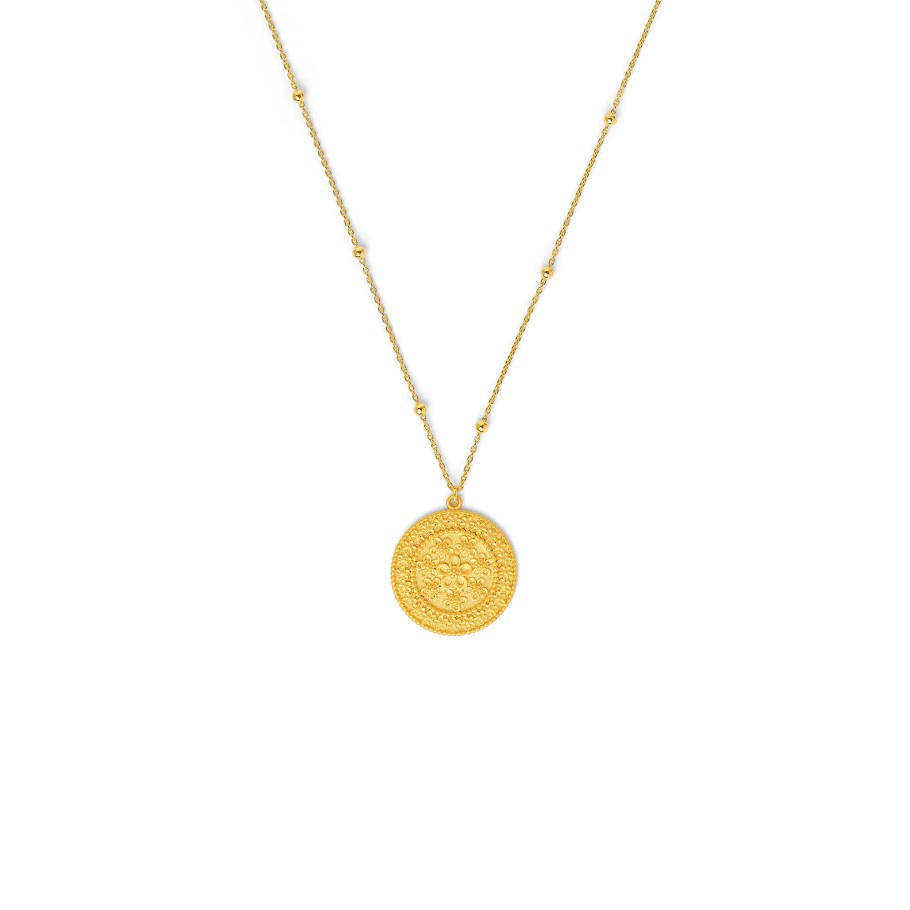 BERND WOLF Cerosanto Kette mit floralem Anhänger - 8613018506-V45