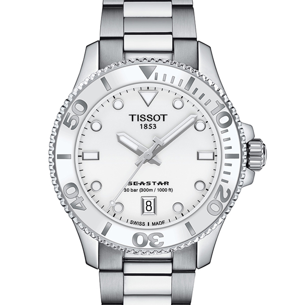 Tissot Seastar 1000 Lady 36 mm Quartz T120.210.11.011.00 / T1202101101100