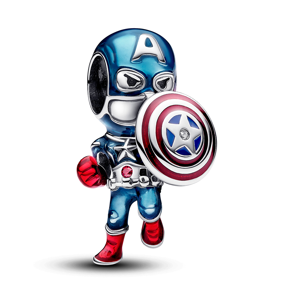 Pandora Marvel The Avengers Captain America Charm 793129C01