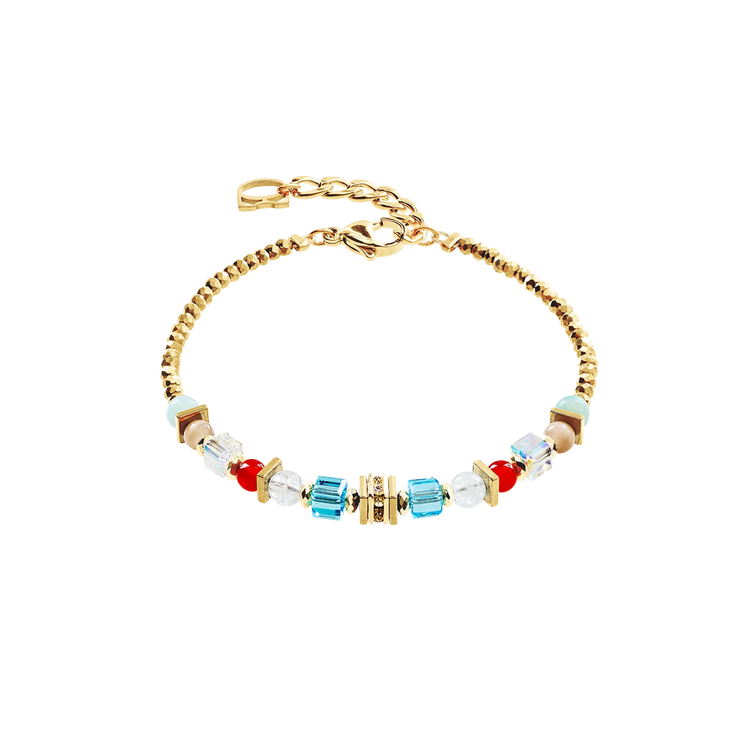 COEUR DE LION Armband Shape Mix Nexus gold-multicolor 302330.1516.0