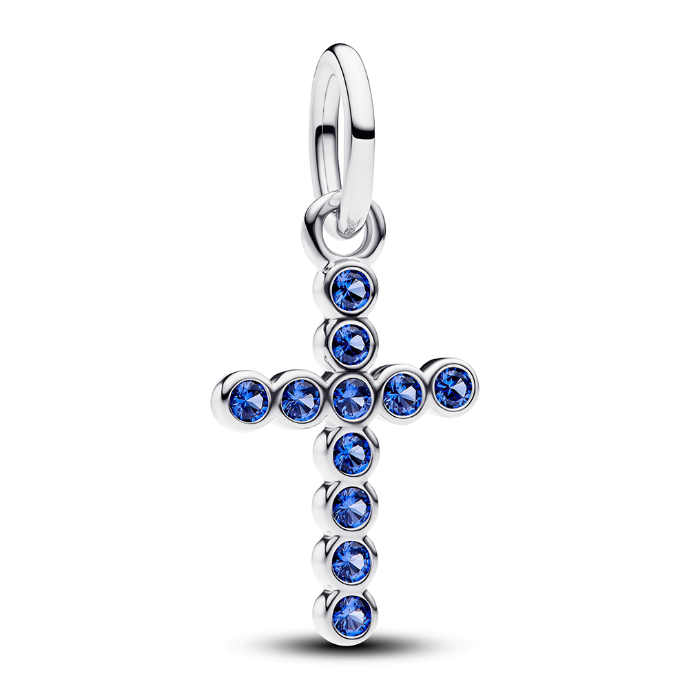 PANDORA Kreuz Charm-Anhänger Sterling-Silber 794063C01