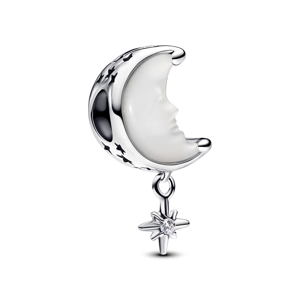 Mond und Polarstern PANDORA Charm 793594C01