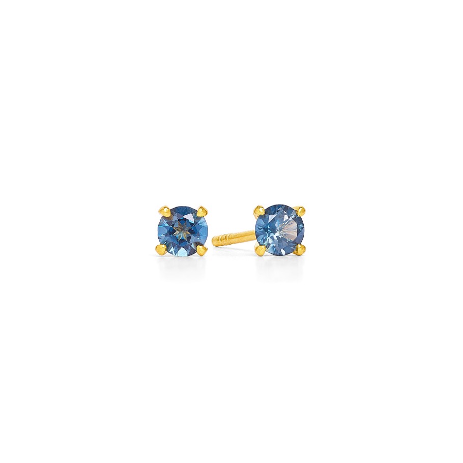BERND WOLF Brilliana Ohrstecker mit London Blue Topas - 19185126