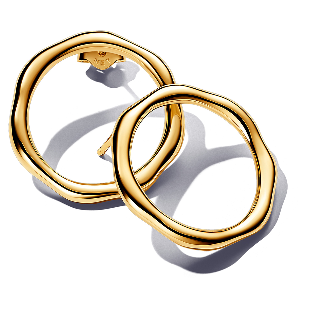 Pandora Organisch Geformte Kreis Ohrringe 263265C00