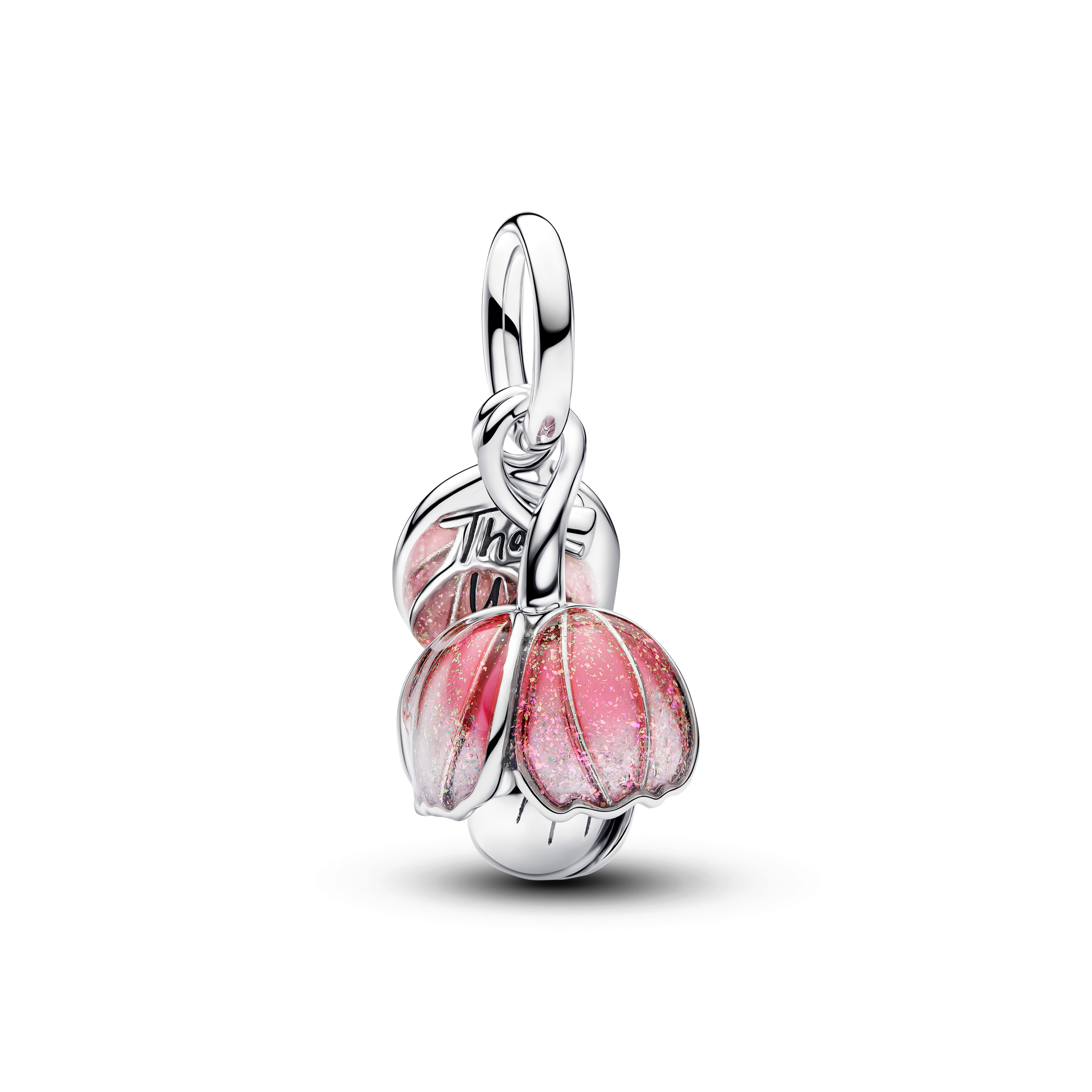 PANDORA Bicolor Blühende Blume Charm-Anhänger 764453C01