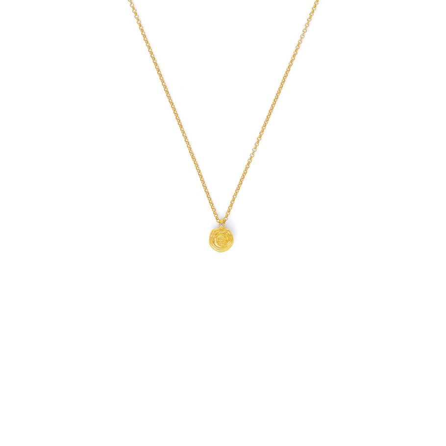 BERND WOLF Rosedia Kette mit Rosenanhänger und Diamant 45 cm - 8610004106-V45