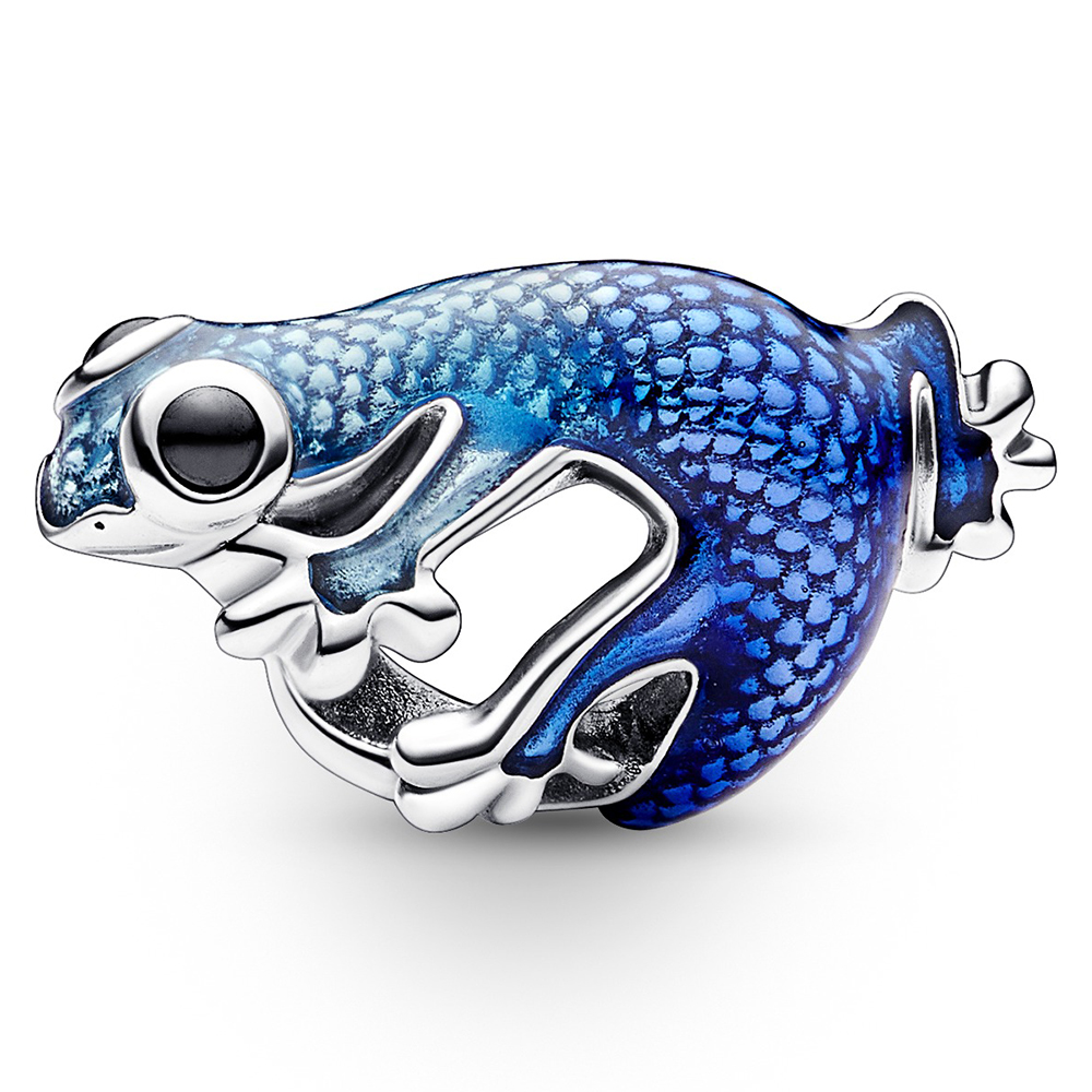 Metallic-Blaues Gecko PANDORA Charm 792701C01