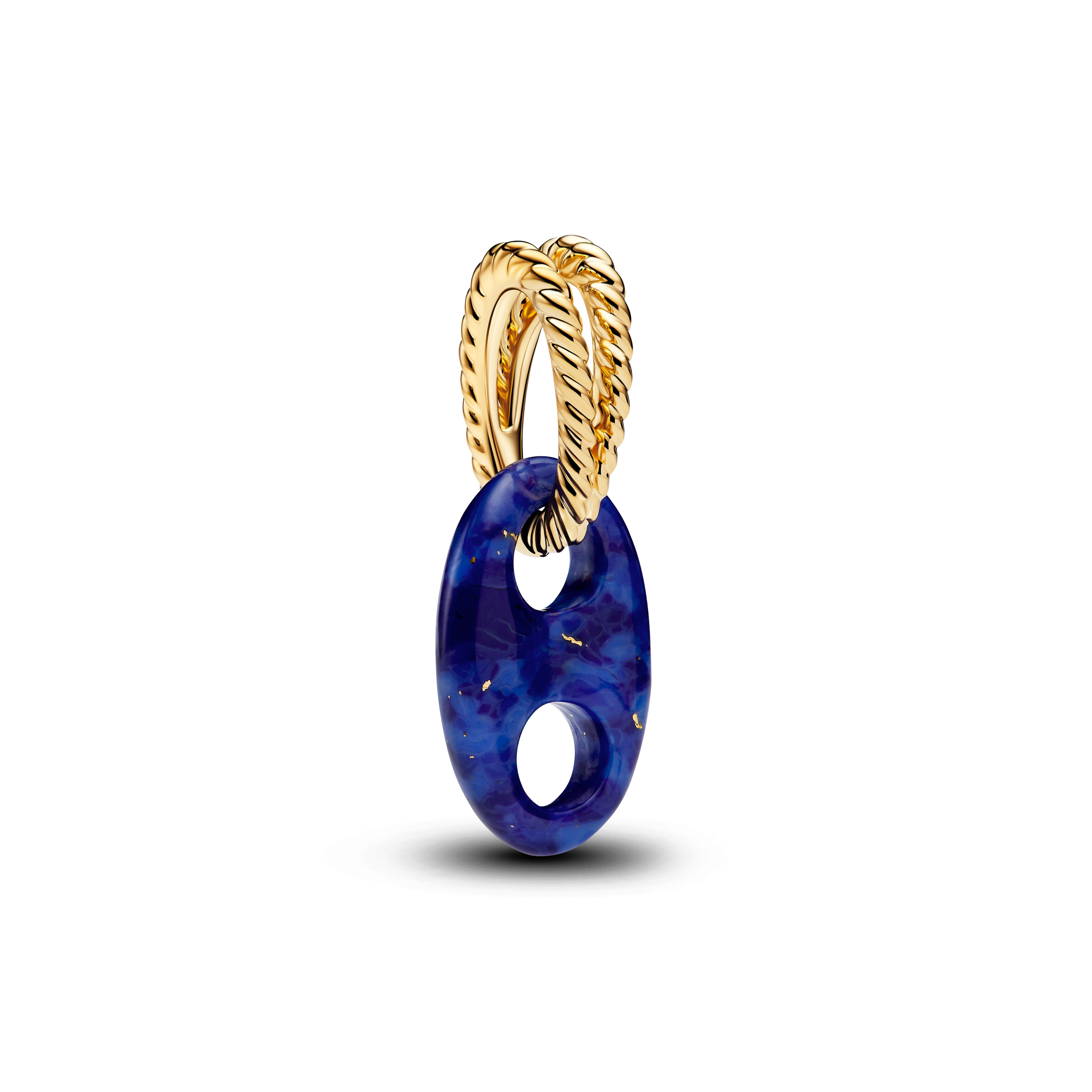 PANDORA Charm-Anhänger Goldfarben Seemann Verbindung 764692C01