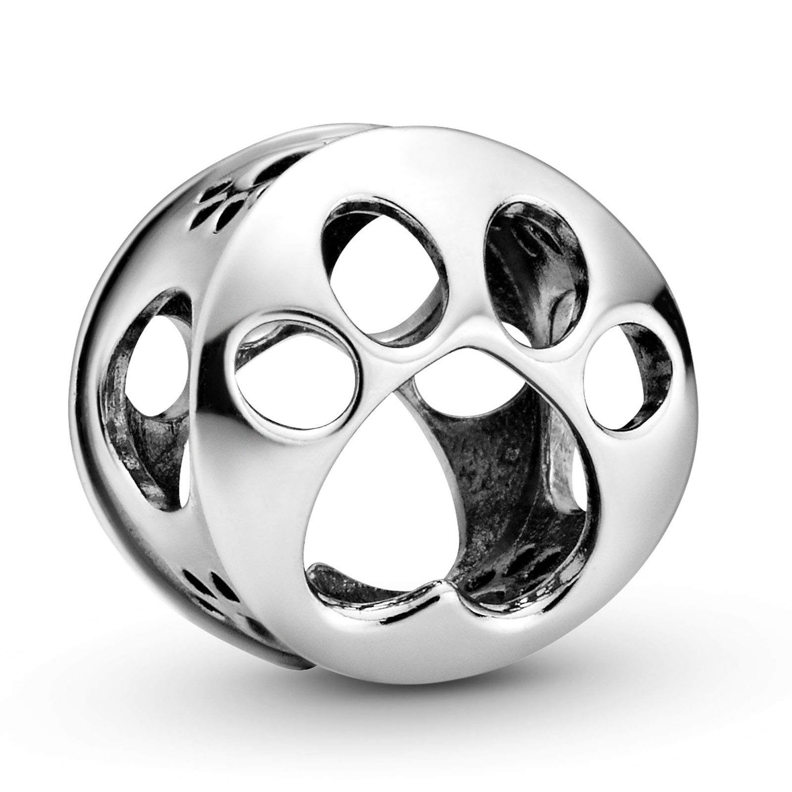 Offen gearbeiteter Hundepfotenabdruck PANDORA Charm 798869C00
