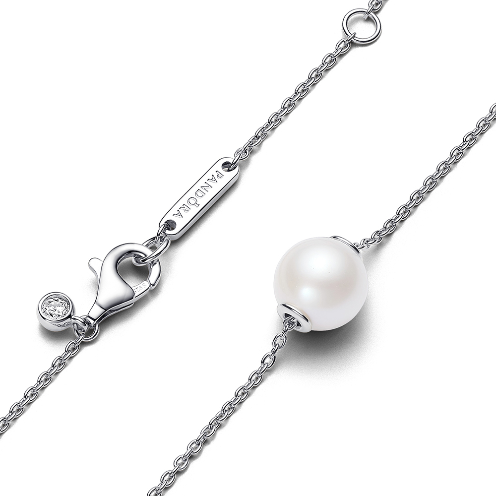 Pandora Behandelte Süßwasserzuchtperle Collier-Halskette 393167C01-45