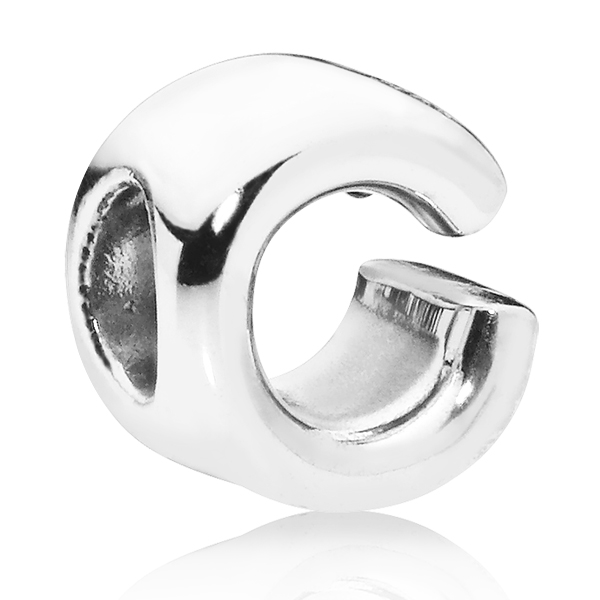PANDORA Buchstabe Letter C silver charm 797457