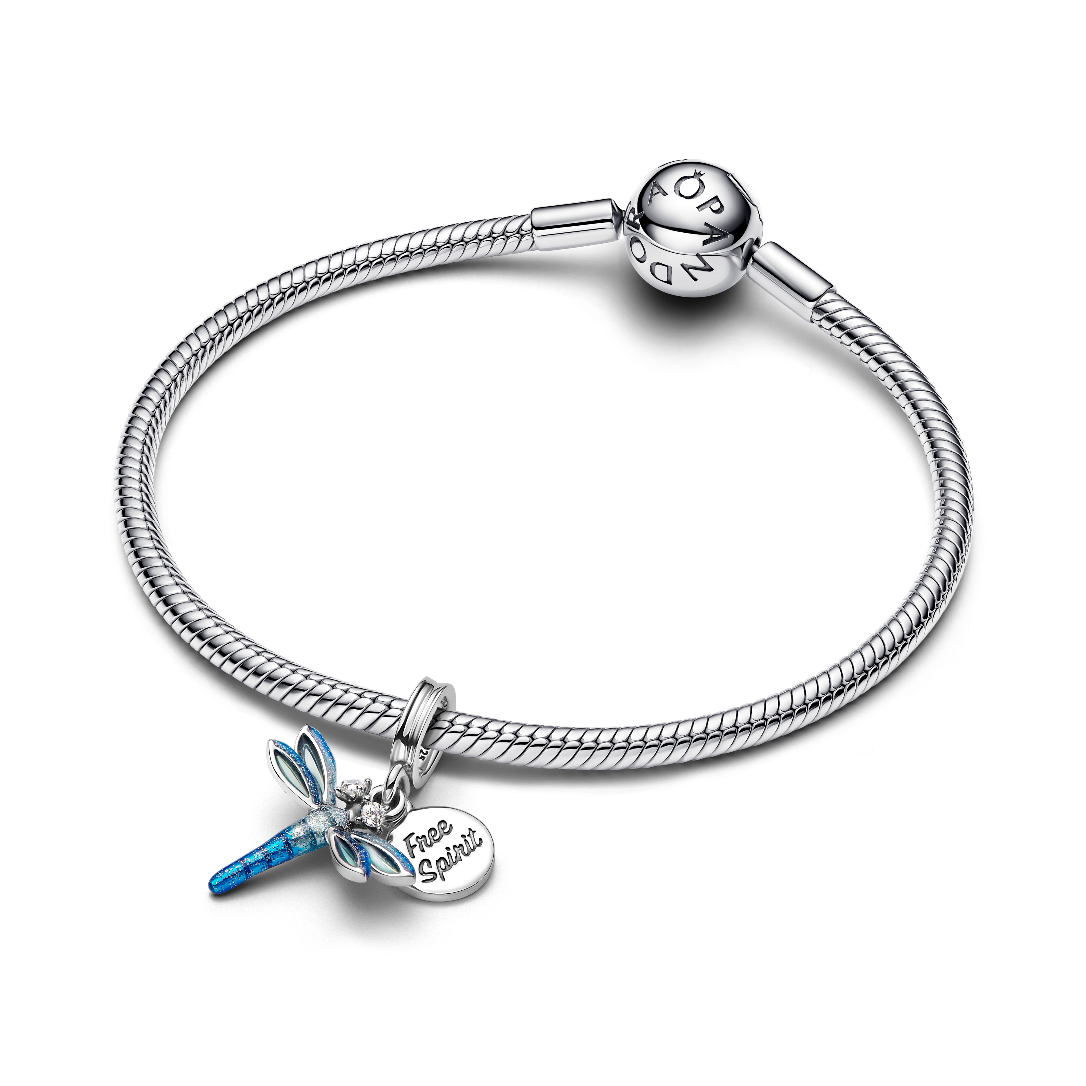 PANDORA Libelle Doppelter Charm-Anhänger 793745C01