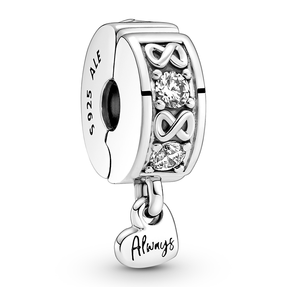 Familie Für Immer Pavé PANDORA Clip-Charm 791151C01
