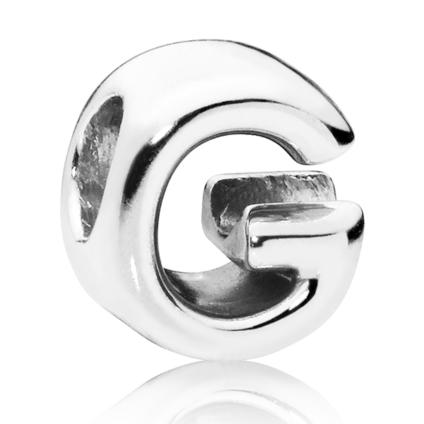 PANDORA Buchstabe Letter G silver charm 797461